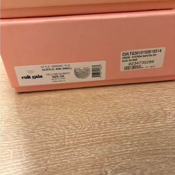 Cult Gaia Small (not small) Acrylic Ark